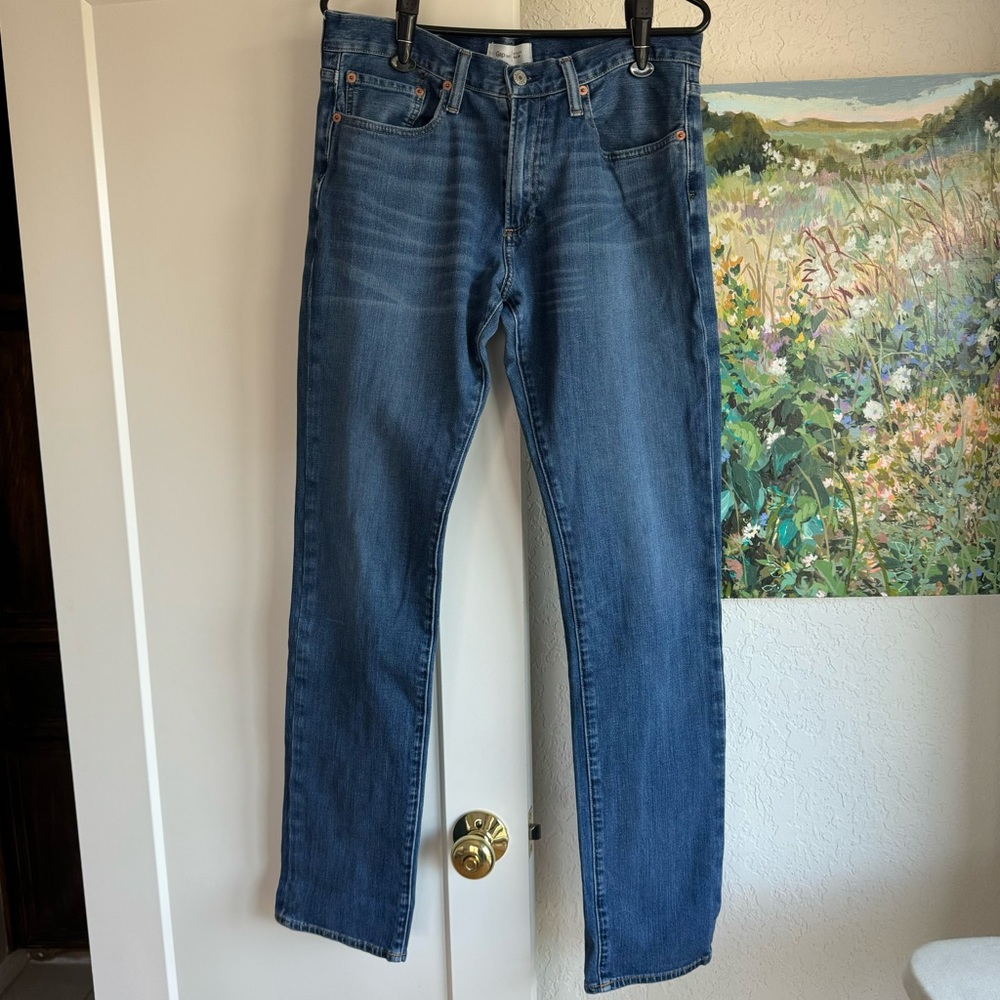GAP men’s slim medium wash jeans, 31x34
